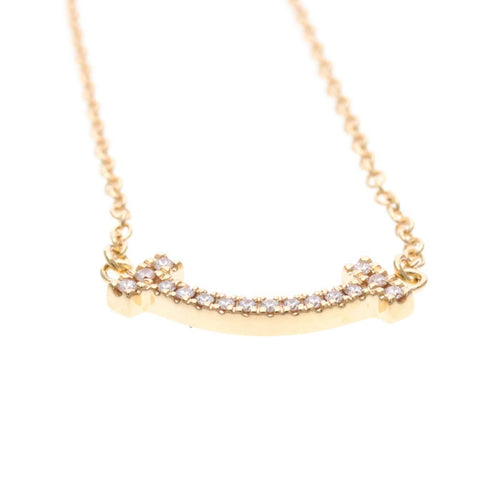 Tiffany & Co. T Smile - Pendentif en or rose 18K 58 Facettes kn8uk55s83