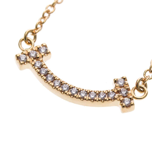 Tiffany & Co. T Smile - Pendentif en or rose 18K 58 Facettes kn8uk55s83