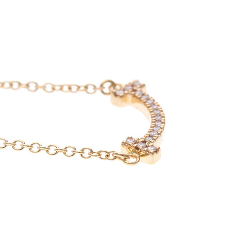 Tiffany & Co. T Smile - Pendentif en or rose 18K 58 Facettes kn8uk55s83