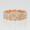 50 Cartier Tank Française - Bague en or rose 18K et diamant 58 Facettes vo0t3qjs7t