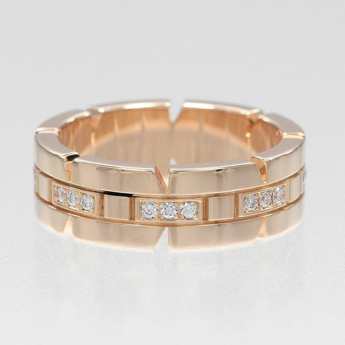 50 Cartier Tank Française - Bague en or rose 18K et diamant 58 Facettes vo0t3qjs7t