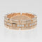 50 Cartier Tank Française - Bague en or rose 18K et diamant 58 Facettes vo0t3qjs7t
