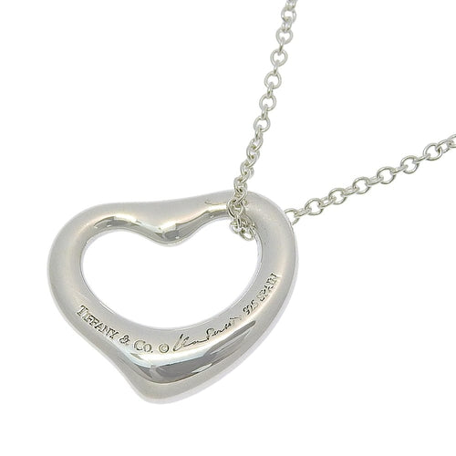 Tiffany & Co. Elsa Peretti - Pendentif Open Heart en argent et saphir rose 58 Facettes a92cws30t8