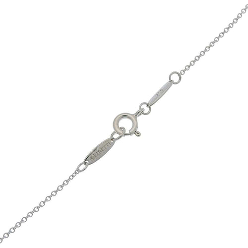 Tiffany & Co. Elsa Peretti - Pendentif Open Heart en argent et saphir rose 58 Facettes a92cws30t8