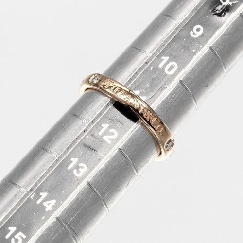 Bague 51 Tiffany & Co. Flat - Bague en or rose et diamants 58 Facettes fi1py480nb