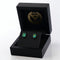 Boucles d'oreilles Boucles d'oreilles en or jaune 18 ct et émeraudes de Zambie 58 Facettes E0039