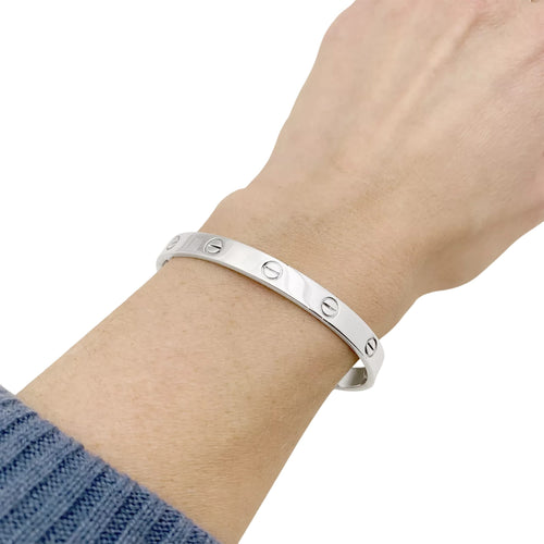 Bracelet Cartier Love - Bracelet en or blanc 58 Facettes 35944