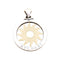 Pendentif Bulgari Tondo Sun - Pendentif en or jaune et acier 58 Facettes 35889