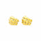 Boucles d'oreilles Boucles d'oreilles motif capitonné en or jaune 58 Facettes 35931