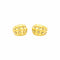 Boucles d'oreilles Boucles d'oreilles motif capitonné en or jaune 58 Facettes 35931
