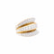 Bague 48 Bague vintage en platine, or rose et diamants 58 Facettes 35936