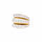 Bague 48 Bague vintage en platine, or rose et diamants 58 Facettes 35936