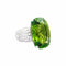 Bague 55 Adler - Bague en or blanc, péridot et diamants 58 Facettes 35859