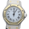 Cartier Santos Ronde Octagon - Montre en or jaune et acier 58 Facettes MT47899