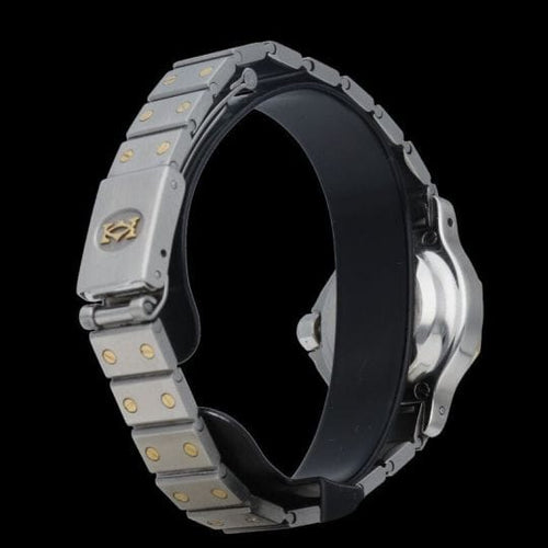 Cartier Santos Ronde Octagon - Montre en or jaune et acier 58 Facettes MT47899