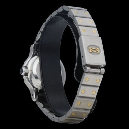 Cartier Santos Ronde Octagon - Montre en or jaune et acier 58 Facettes MT47899
