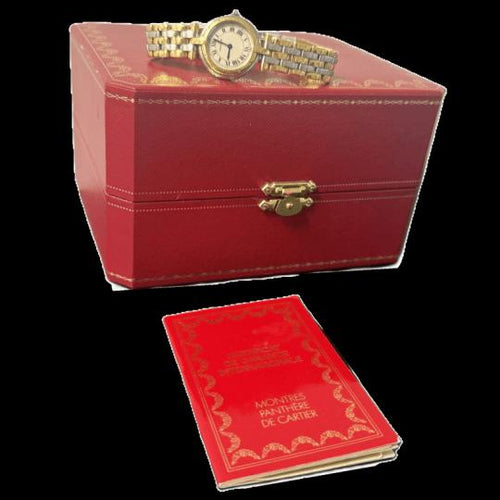 Cartier Panthère PM - Montre en or jaune et acier 58 Facettes MT47907