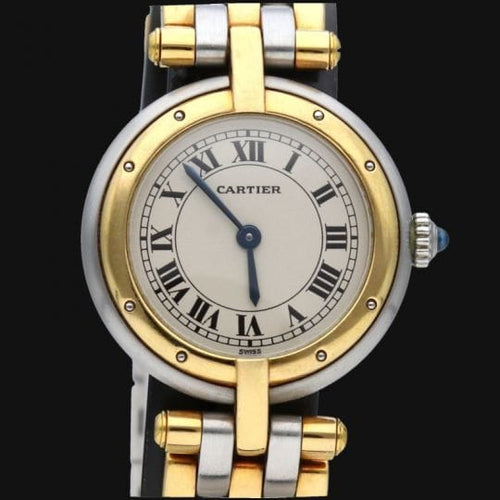 Cartier Panthère PM - Montre en or jaune et acier 58 Facettes MT47907
