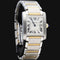 Cartier Tank Française - Montre en or jaune et acier 58 Facettes MT47947
