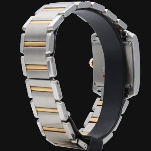 Cartier Tank Française - Montre en or jaune et acier 58 Facettes MT47947