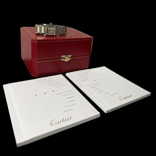 Cartier Tank Française - Montre en or jaune et acier 58 Facettes MT47947