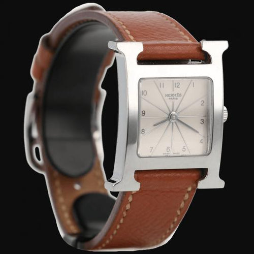 Hermès Heure H - Montre en acier 58 Facettes MT46962
