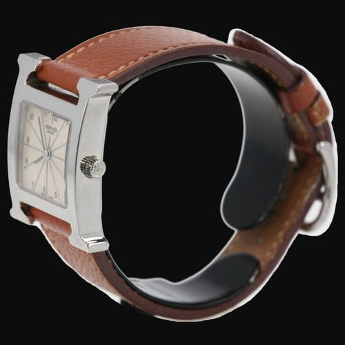 Hermès Heure H - Montre en acier 58 Facettes MT46962