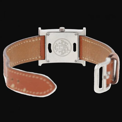Hermès Heure H - Montre en acier 58 Facettes MT46962