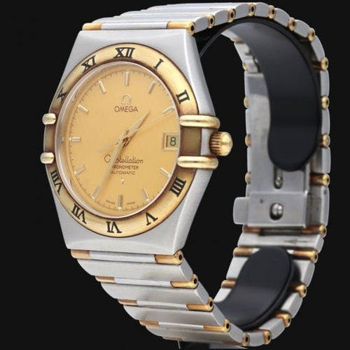 Omega Constellation - Montre automatique 35 mm en or jaune et acier 58 Facettes MT47962