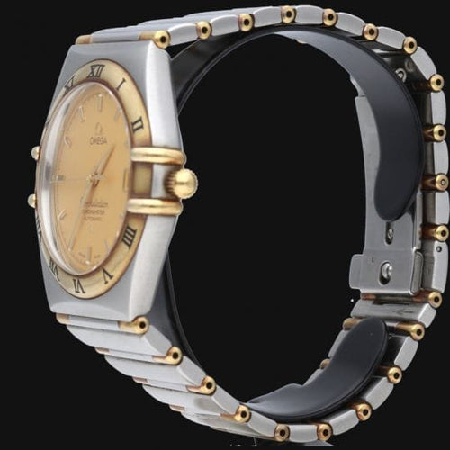 Omega Constellation - Montre automatique 35 mm en or jaune et acier 58 Facettes MT47962