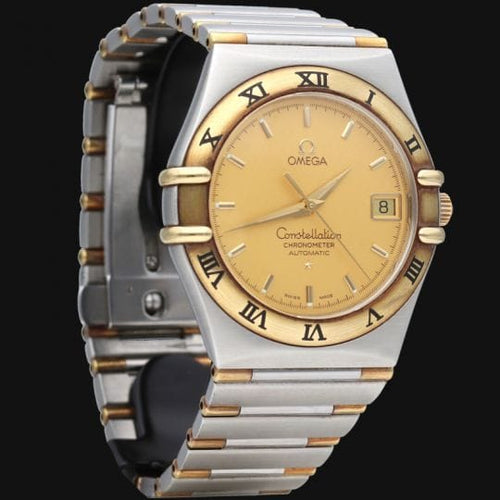 Omega Constellation - Montre automatique 35 mm en or jaune et acier 58 Facettes MT47962