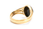 46 Bague Art déco en or jaune 18 carats et camée en agate 58 Facettes 23944