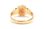 49 Bague contemporaine en or jaune 18 carats et opale 58 Facettes 23943