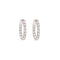 Boucles d'oreilles Boucles d'oreilles créoles - Diamants 1,06 ct en or gris 18 carats 58 Facettes BO198