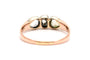 58 Bague Art déco en or jaune 18 carats, argent et diamants 58 Facettes 23950