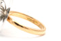 Bague 51 Années 70 - Bague en or jaune et blanc, émeraude et diamants 58 Facettes B903