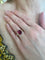 Bague 54 Rubellite - Bague en or jaune 18 carats et diamants 58 Facettes B360