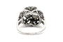 54 Art Déco - Bague en or blanc et diamants taille rose 58 Facettes 23891