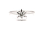 63 Années 70 - Bague en or blanc et diamant taille brillant 58 Facettes 23920