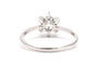 63 Années 70 - Bague en or blanc et diamant taille brillant 58 Facettes 23920