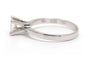 54 Bague contemporaine en or blanc et diamant taille baguette 58 Facettes B908