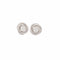 Boucles d'oreilles Boucles d'oreilles tourbillons pavées de diamants en or gris 18 carats 58 Facettes BO258