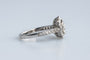 Bague 51 Bague chou en or blanc 18K et diamants 2,16 ct 58 Facettes BGCHOUCC1531-107