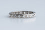 Bague 48.5 Alliance diamants en or blanc 18K 0,95 ct 58 Facettes ALLDOC757-107