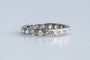 Bague 48.5 Alliance diamants en or blanc 18K 0,95 ct 58 Facettes ALLDOC757-107