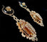 Napoléon III - Pendants d’oreilles en or rose et jaune, onyx et perles fines 58 Facettes bague01