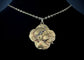 Art Nouveau - Pendentif en or jaune 18 ct et diamants 58 Facettes Pendentif 01