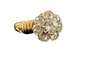 55 Art Nouveau - Bague marguerite en or jaune et diamants 58 Facettes Bague 011