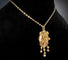 Napoléon III - Pendentif en or rose et jaune 18 carats et perles fines 58 Facettes Pendentif 02