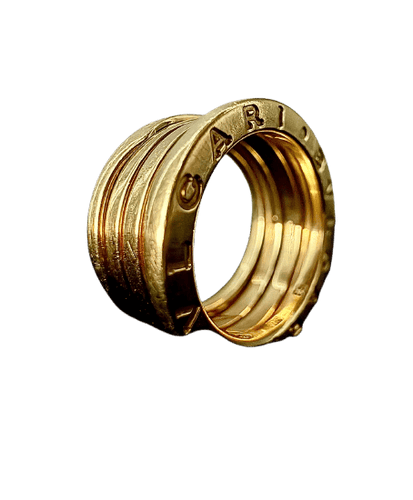 53 Bulgari B.zero1 - Bague ressort en or jaune 18 carats 58 Facettes Bague 17